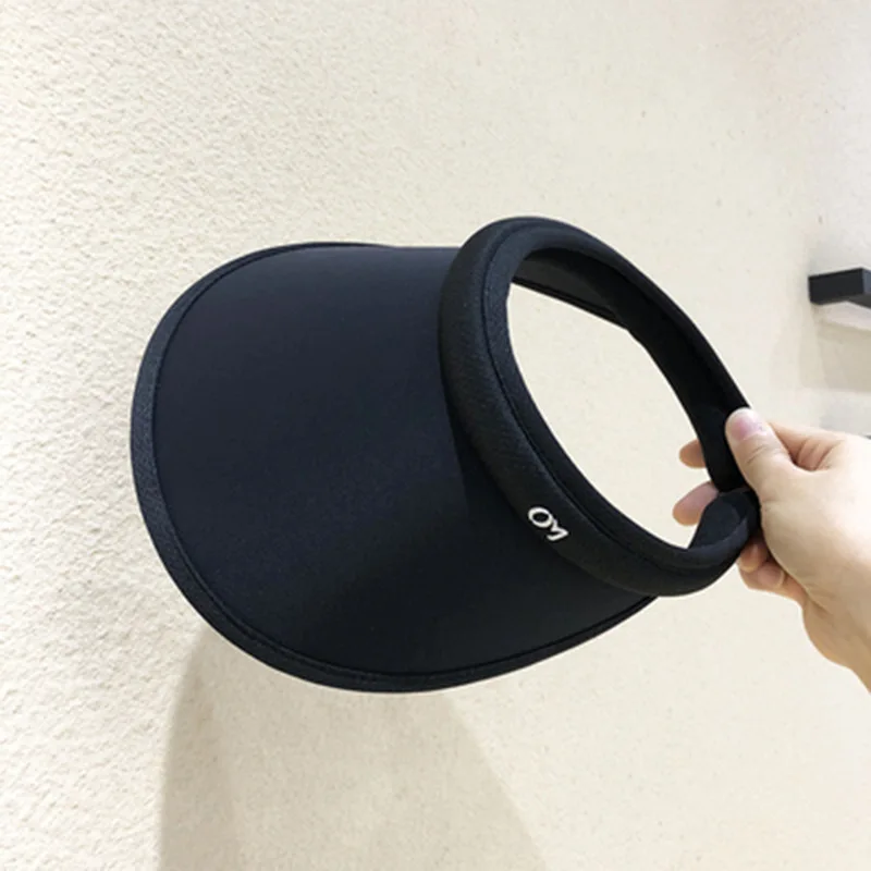 

Summer Women Empty Top Sun Cap Outdoor Breathable Golf Cap Casual Men Visor Straw Hat Beach Solid Color Baseball Hats for Women