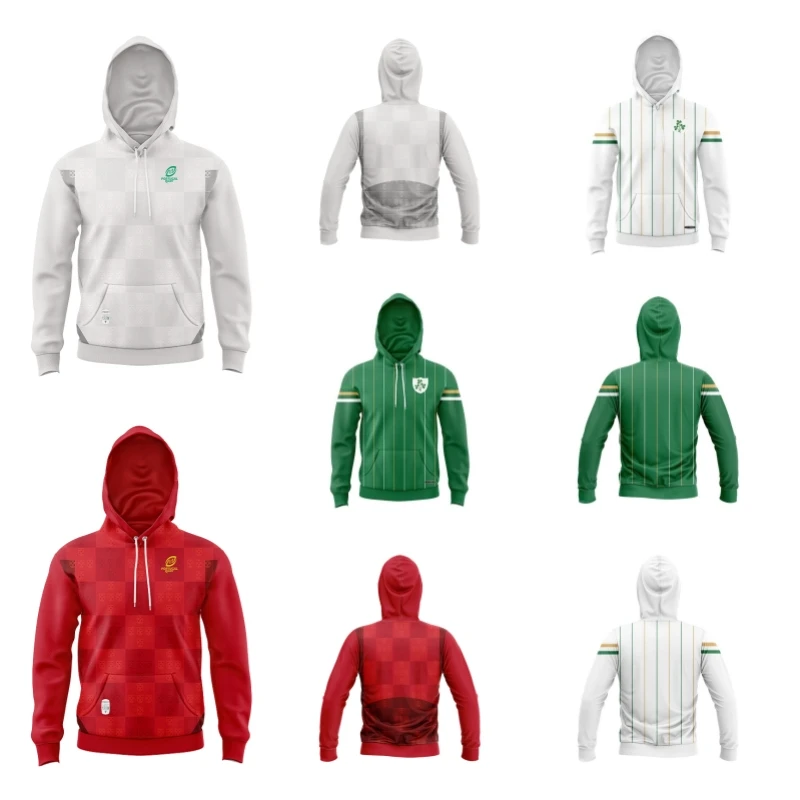 

Ireland Hoodie Home Away Portugal rugby jersey Kids Pullover Hooded Sweatshirts