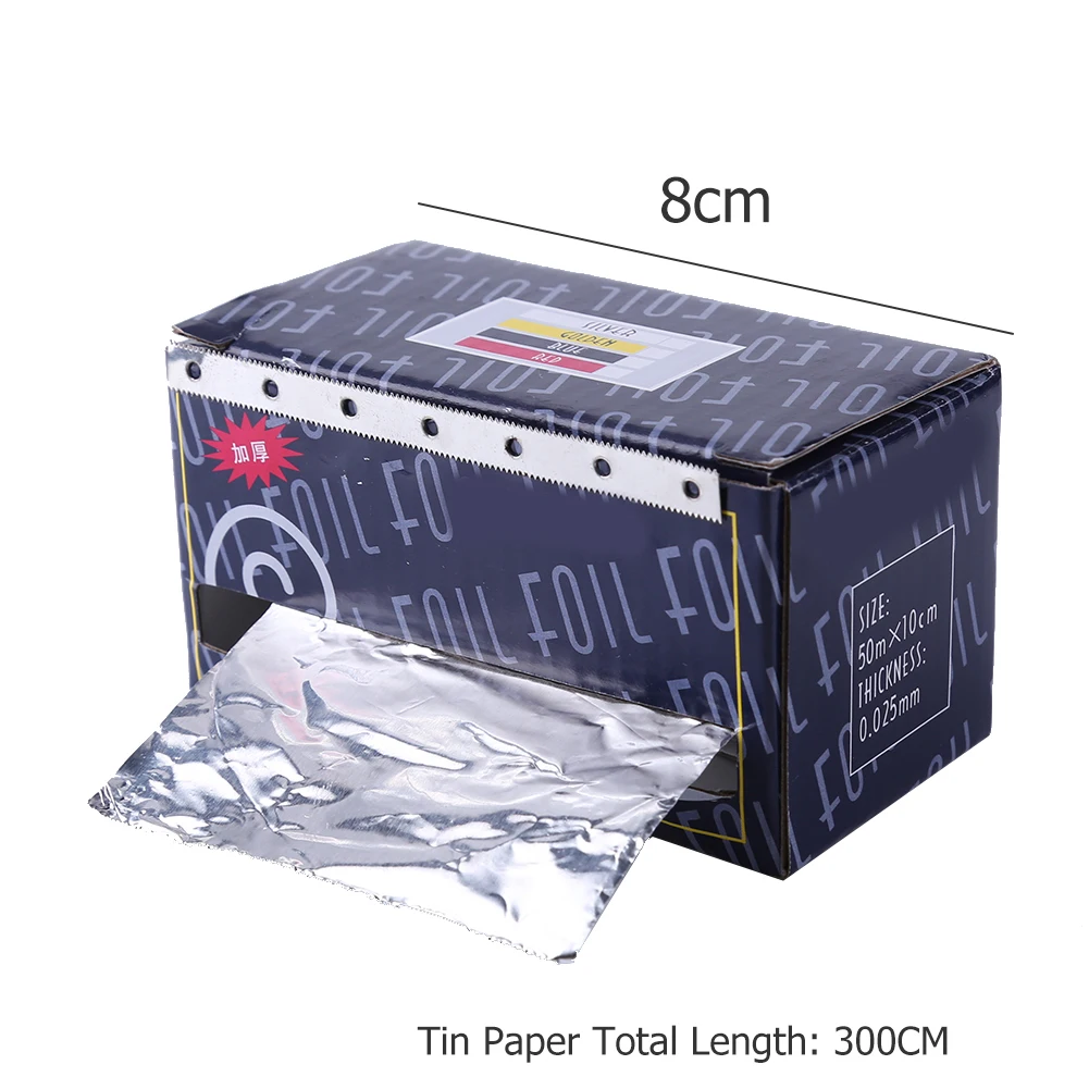Рулон Алюминиевой Фольги Для Окрашивания Волос Наклейки Пробора Перманентная