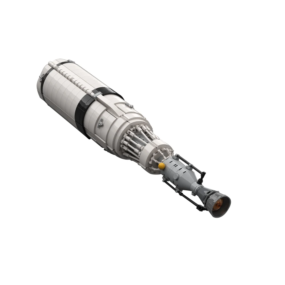 MOC Многоразовый ядерный шаттл (1:110 Сатурн V масштаб) Кирпичи Космический спутник