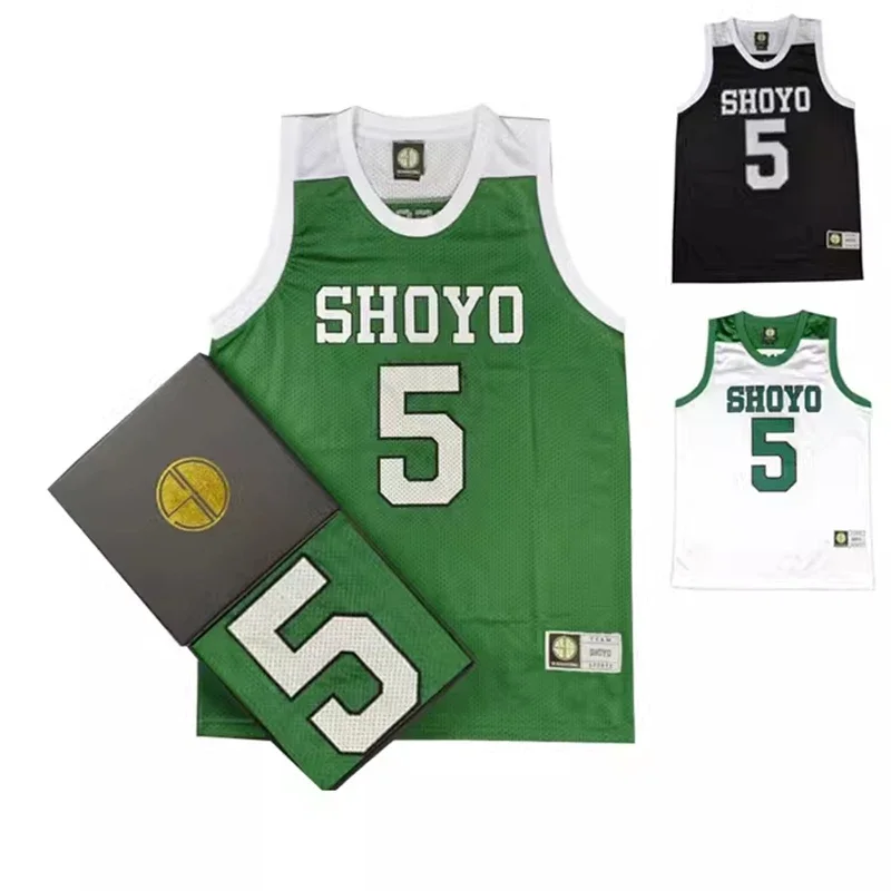 Shoyo Белый Аниме Shohoku школьная баскетбольная команда Джерси Fujima Kenji Nagano Mitsu костюм