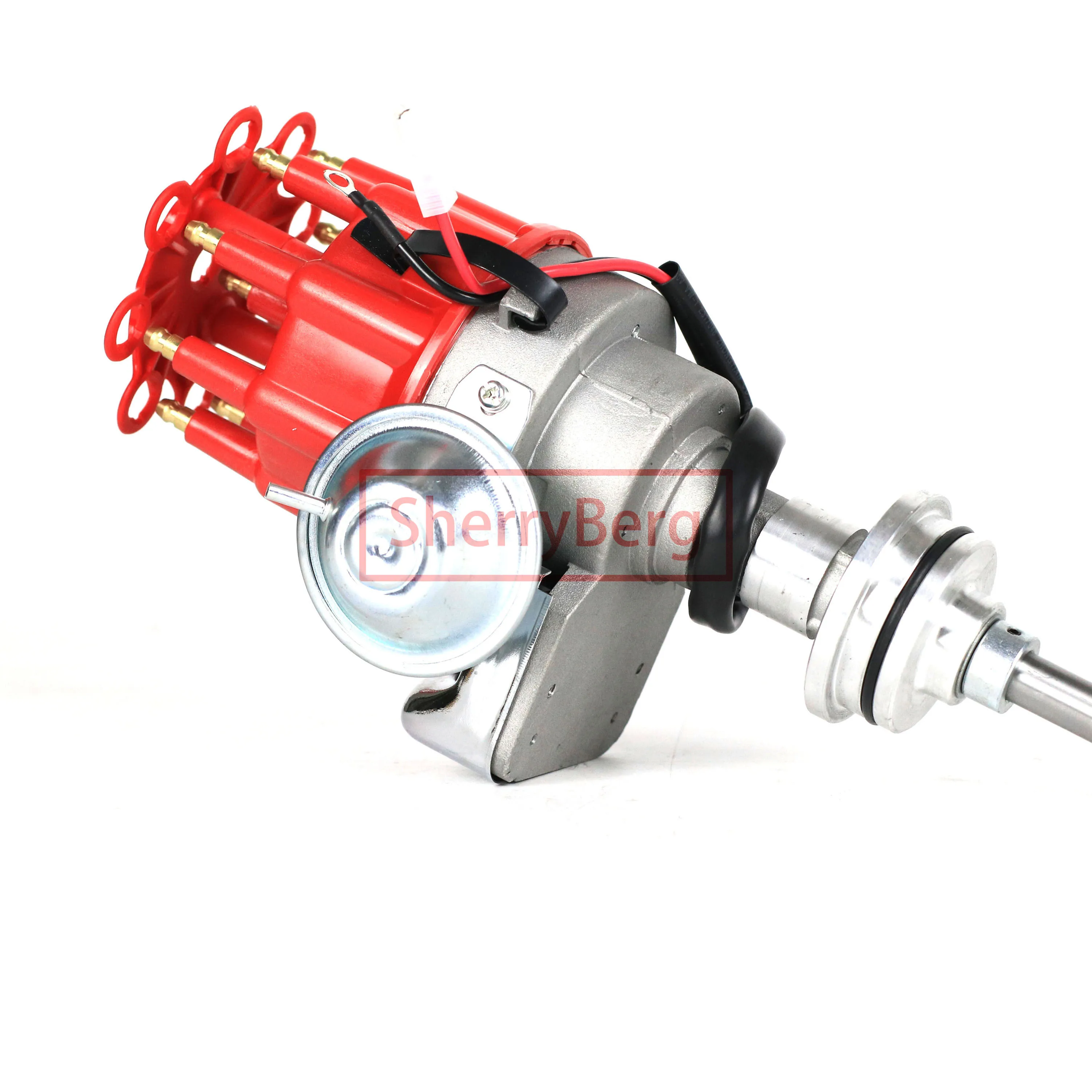 

Дистрибьютор зажигания SherryBerg 8 Cyls для Chrysler 318, 340, 360, Mopar, Dodge, небольшой блок, готовый к работе, электронная стандартная деталь HEI