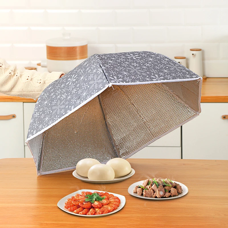 heat preservation for kitchen gadgets folding funnel vegetable cover kitchen tools accessories winter thermomix accesories table free global shipping