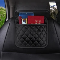 pu leather car storage pocket seat backdoorcenter console organizer for small stuff car storage bag universal for all vehicles