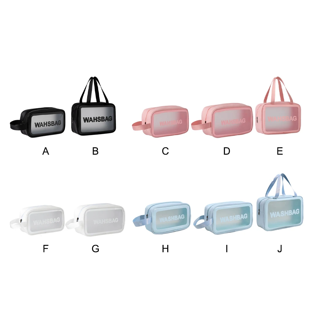 

Прозрачная Водонепроницаемая косметичка, вместительная Органайзер из ПУ кожи, 2/3/5