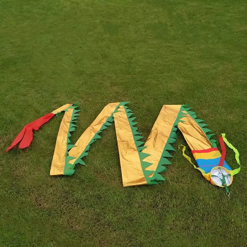 Золотой серебряный китайский летающий дракон товары для фитнеса забавный