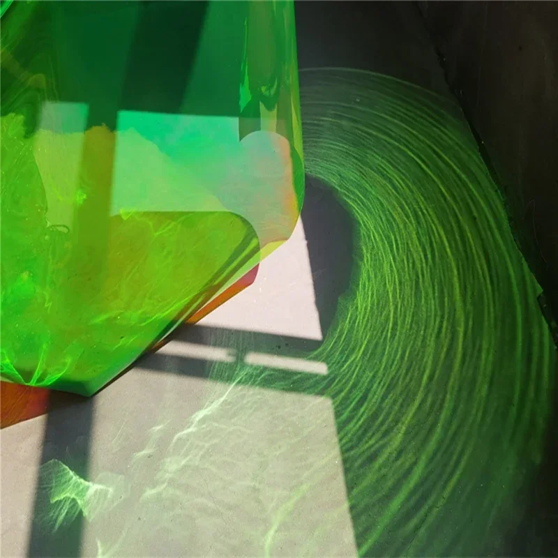 

Laser Fabric Green Reflective Waterproof Bag Designer Apparel Sewing Wholesale Cloth For By The Meter Diy Material