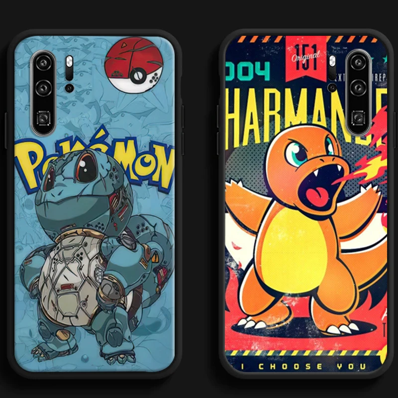 

Pokemon Pikachu Phone Cases For Huawei Honor P40 P30 Pro P30 Pro Honor 8X V9 10i 10X Lite 9A 9 10 Lite Funda Carcasa Back Cover
