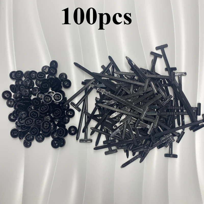 

Набор из 200/100 штук нейлоновых кабельных стяжек