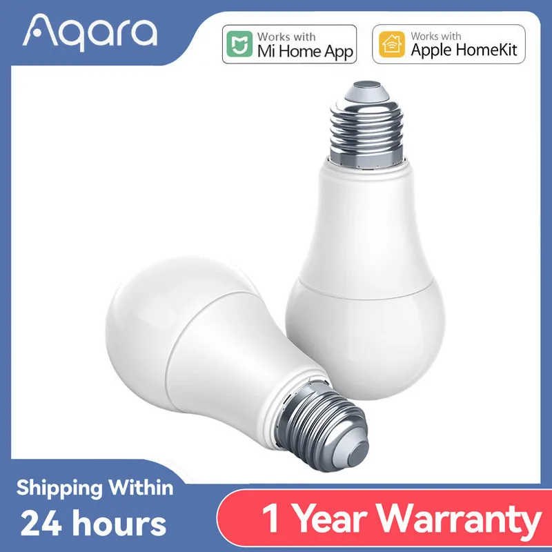 

Aqara Smart LED Bulb T1 Zigbee E27 2700K-6500K Remote Adjustable Color Temperature LED bulb Light for Xiaomi Mi home HomeKit APP