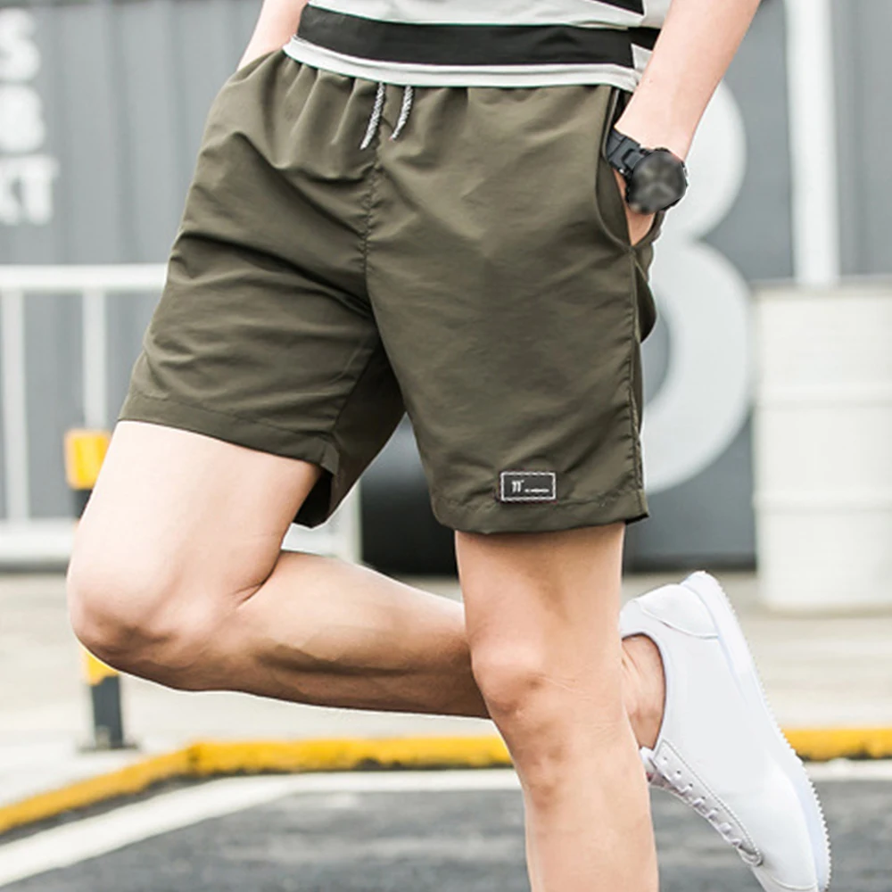

Mens Casual Cargo Shorts Pants Summer Beach Trousers Sports Gym Training Bottom Drawstring Loose Boxer Men Streetwear Sweatpants