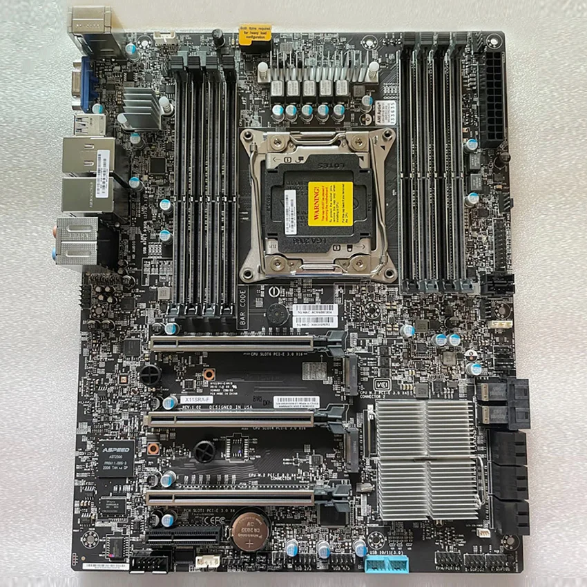 

X11SRA-F For Supermicro Workstation Motherboard LGA-2066 DDR4 Xeon W-2100 W-2200 Processors PCI-E 3.0 M.2 U.2