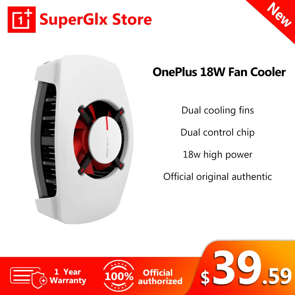 Устройство для охлаждения OnePlus, устройство для охлаждения кулера с зажимом, 18 Вт, с низким уровнем шума, для 10 Pro 9 Pro 9R Nord 2