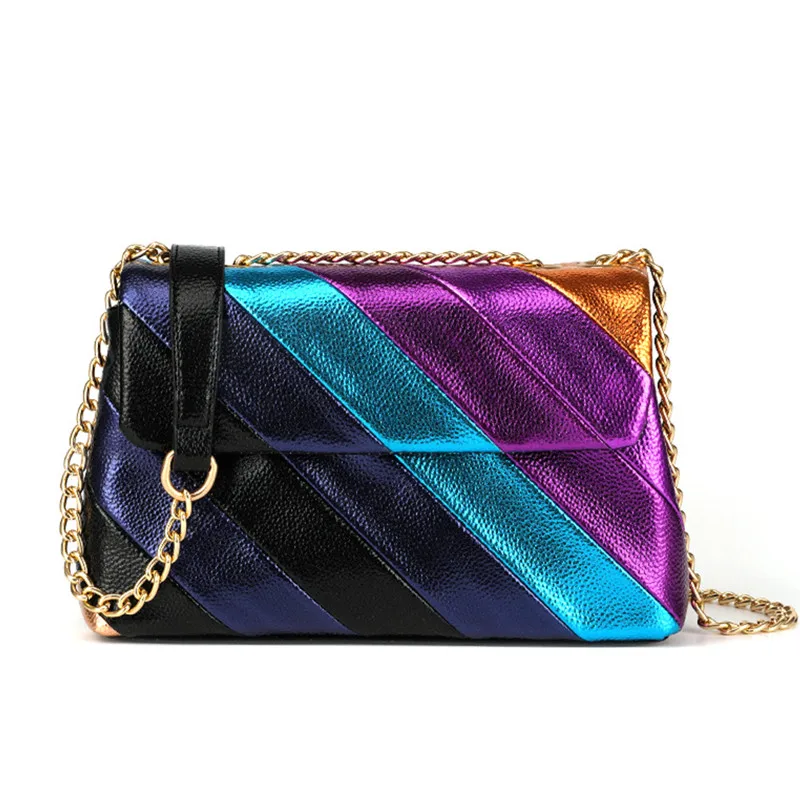 

Роскошный дизайнерский бренд 2022 Новинка Высококачественная сумка-мессенджер из искусственной кожи с металлической цепочкой модная универ...