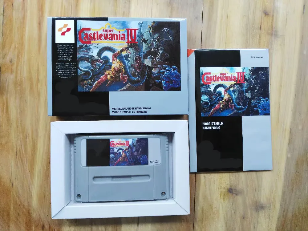 16-битные игры ** Super Castlevania 4 (французская версия PAL!! Коробка+Руководство+картридж!! ) (art.: 3920d28cec808) - 3920d28cec808