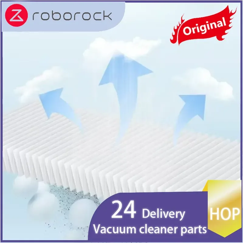 Фото Сменные моющиеся фильтры для пылесосов Roborock Qrevo Curv, Qrevo S, Qrevo Pro, Qrevo S5V – запчасти и аксессуары №5