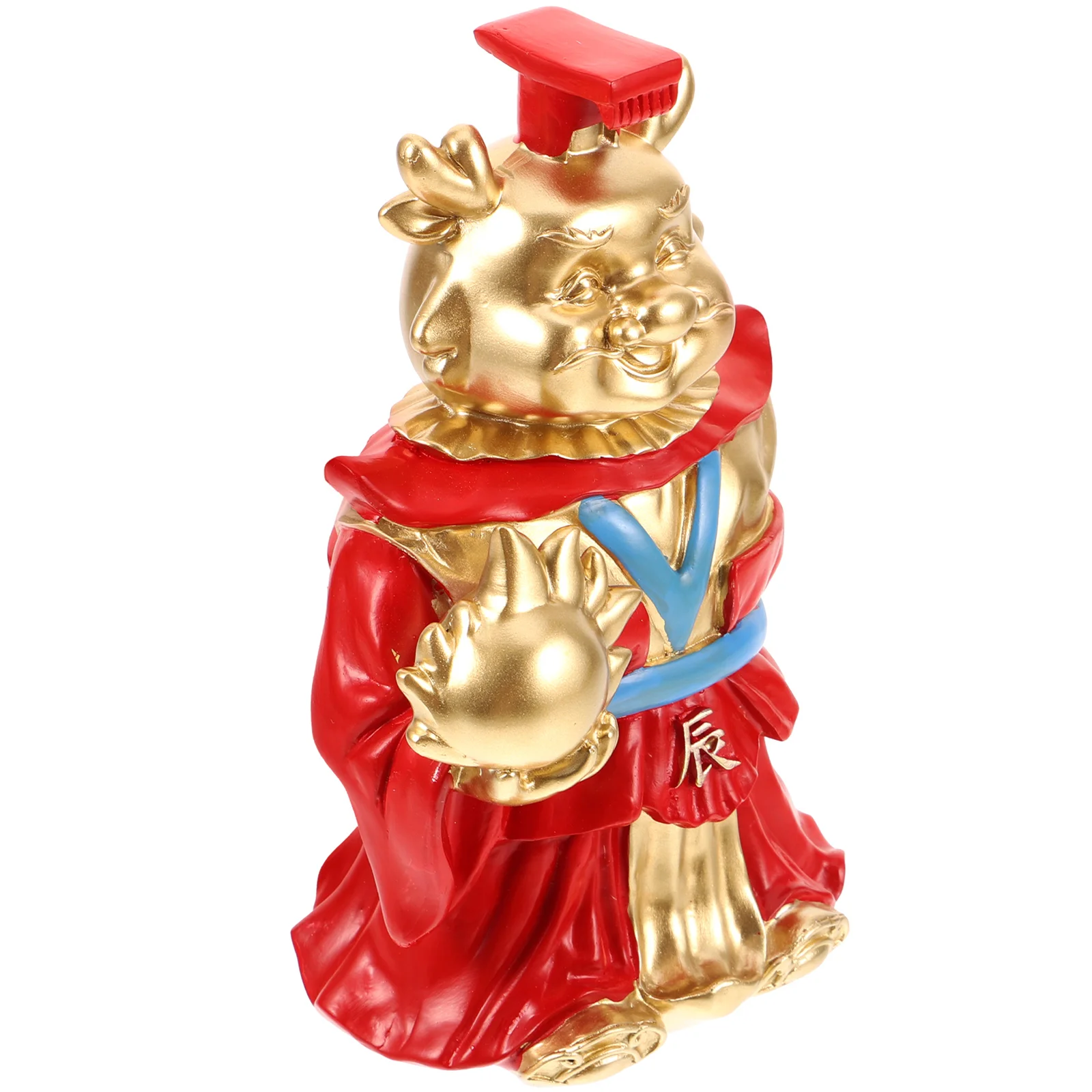 

Chinese Style Office Bathroom Decorations Fengshui Animal Sculpture Resin Dragon Figurines