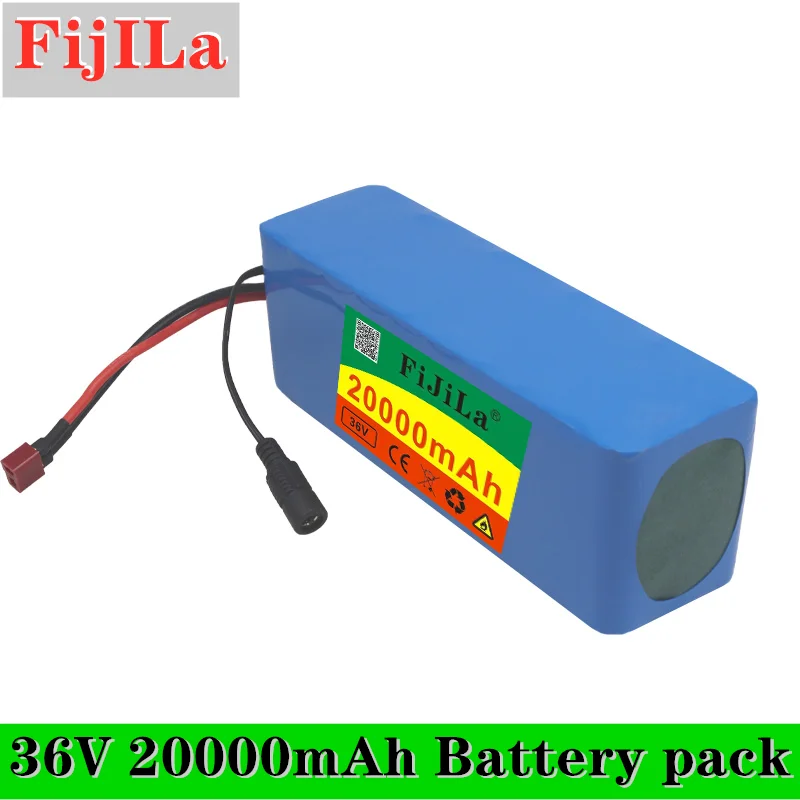 10S3P 36V 20Ah 500W high power kapazität 42V 18650 lithium-batterie pack 20000mAh elektrische fahrrad fahrrad roller BMS