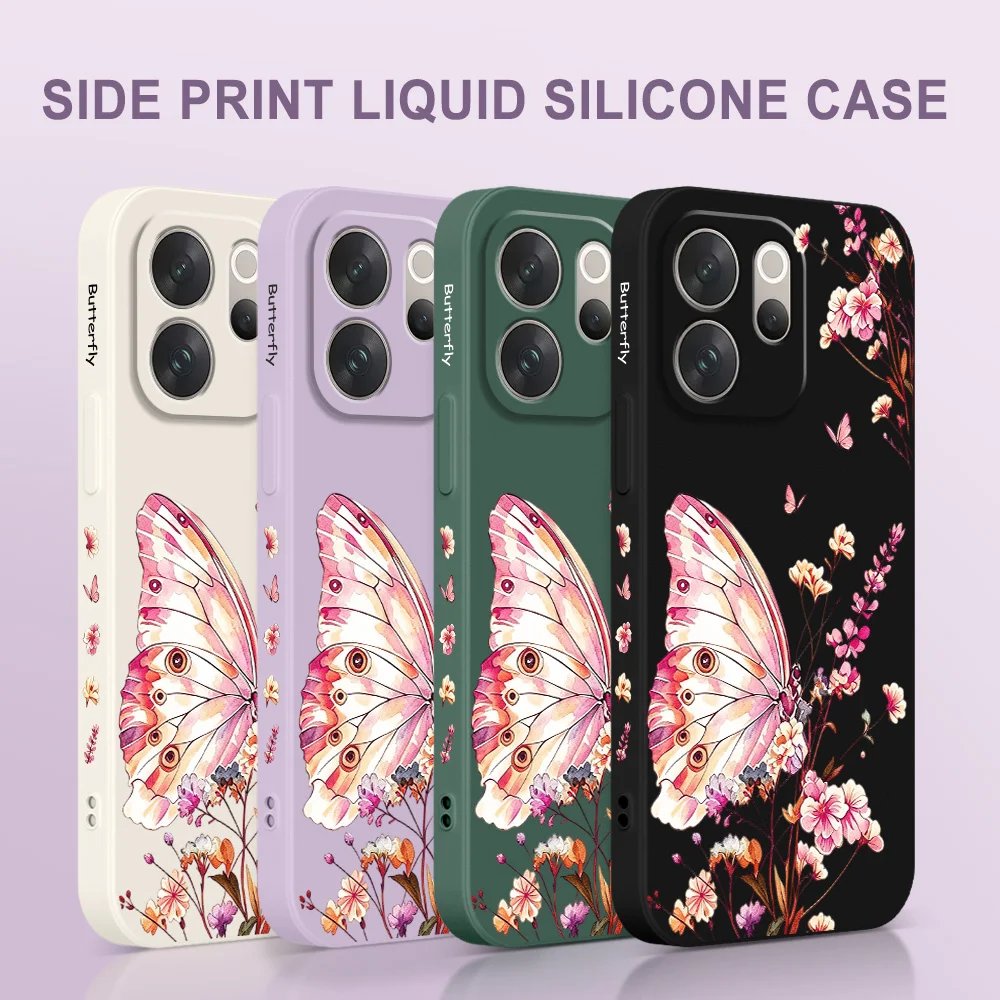 Фото Чехол для телефона Butterfly Sprig для Vivo V70 V70E V60 V60E V50 V50E V40 V40E V30 V30E V29 Lite V29E V27 V27E V25 V25E Pro №3