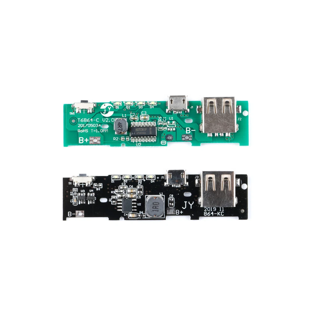 

5V 1A/2A Power Bank Charger Charge Module Charging Circuit Board Step Up Boost Power Module DIY 18650 Battery