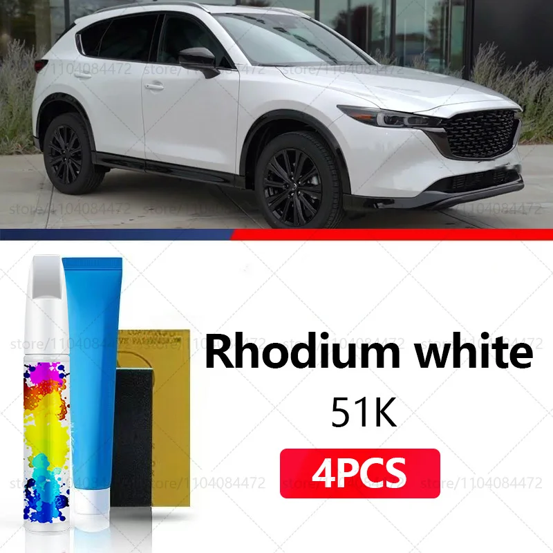 

Ручка для ремонта автомобильной краски для Mazda CX-3 2015-2025 годов, аксессуары для ремонта царапин, 4 шт., белый, 51 К, синий, 42 м, серебристый, 45P, черный, 41 Вт, красный
