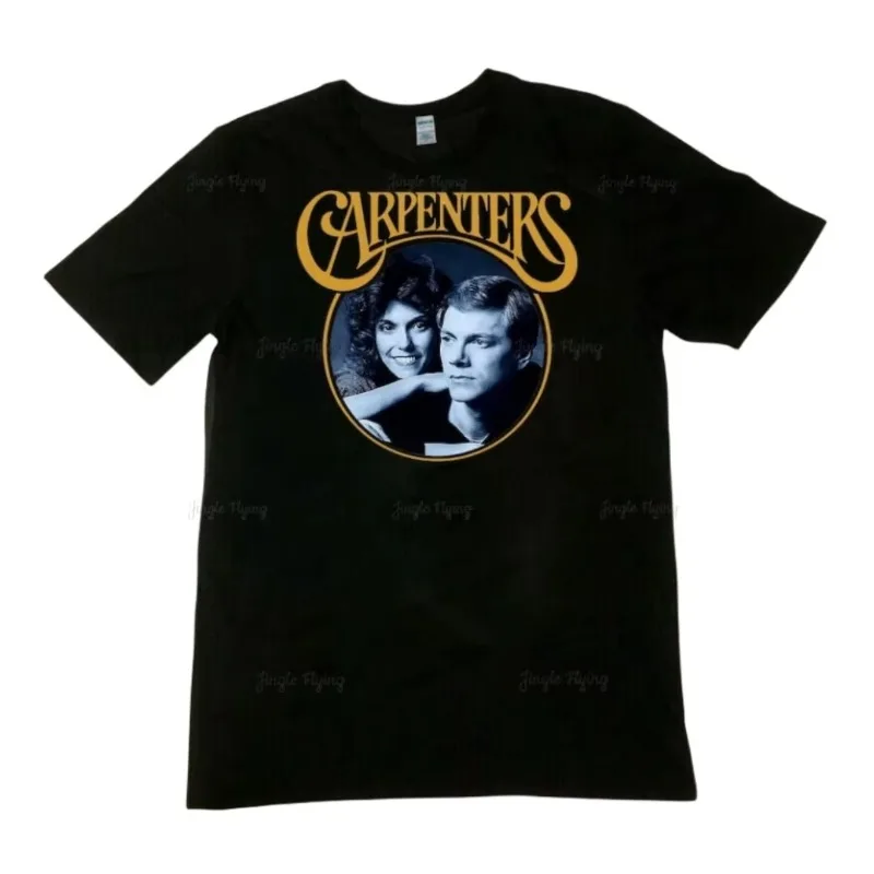 Фото Классический свитшот The Carpenters 70s Classic?Duo Karen Richard, черный, унисекс, для взрослых, высокого качества, лучший подарок, футболка оверсайз с индивидуальным дизайном №1