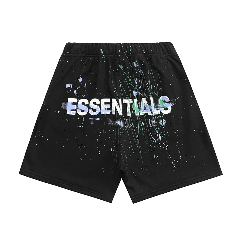 New Men's Essentials Summer Shorts Reflective Letter Streetwear Designer shorts Breathable Cotton Sports Shorts