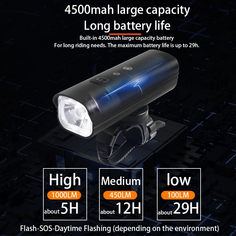USB перезаряжаемый фонарик велосипедный фонарь портативное индукционное