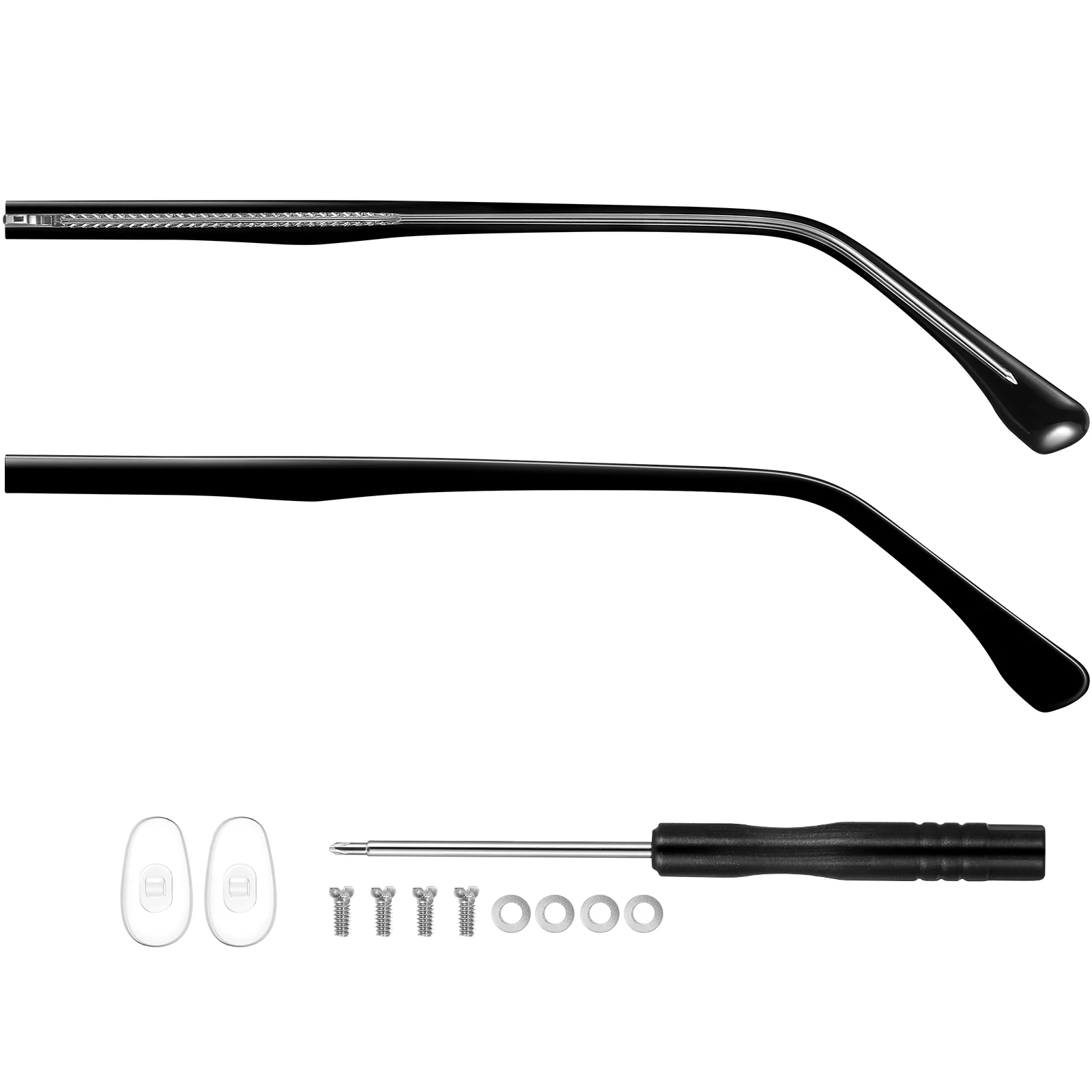 Аксессуары для очков безопасные замены рук металлические дужки ножки комплект