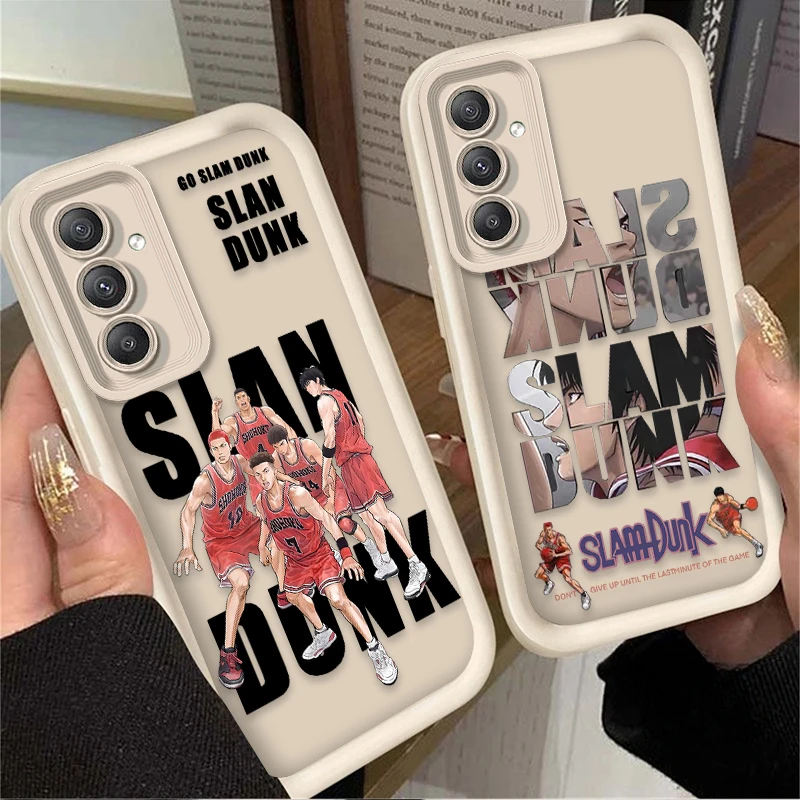 Чехол с аниме для Samsung Galaxy A25 A55 A16 A35 A15 A06 A05 A05S A24 A13 A23 A12 A22 A32 A52 A71 A51 4G Cool Slam Dunk Cover