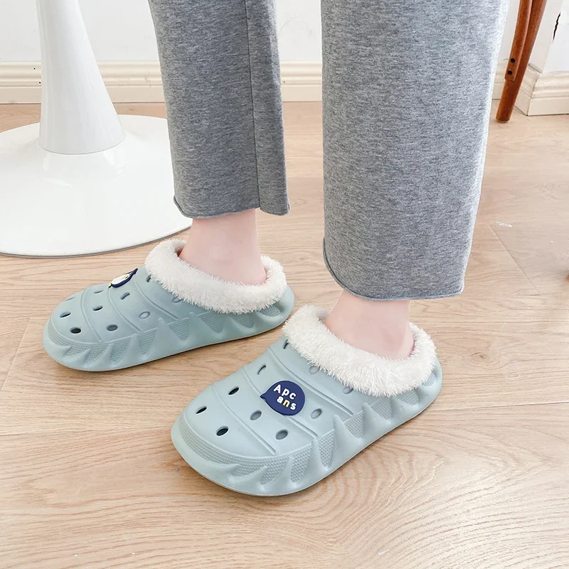 Тапки мужские домашние хлопок Нескользящие на платформе универсальные