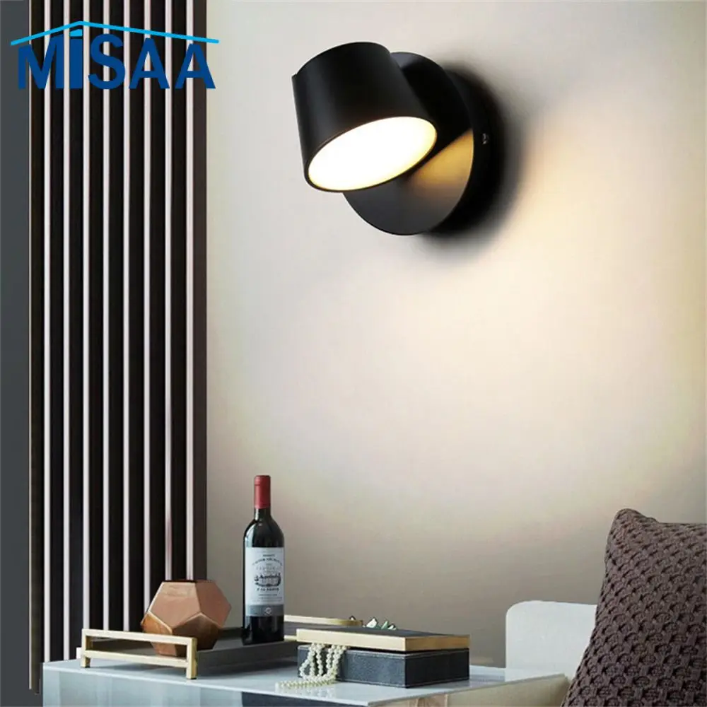 

Creative Bedroom Lights Aisle Wall Home Accessories Household Luminaire Hotel Room Home Decoration 1 Pcs Bedside Reading Light