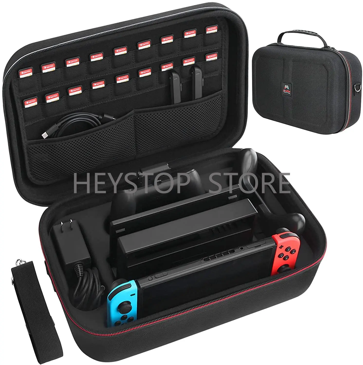 Чехол для хранения HEYSTOP совместимый с моделью Nintendo Switch/Switch OLED чехол переключателя