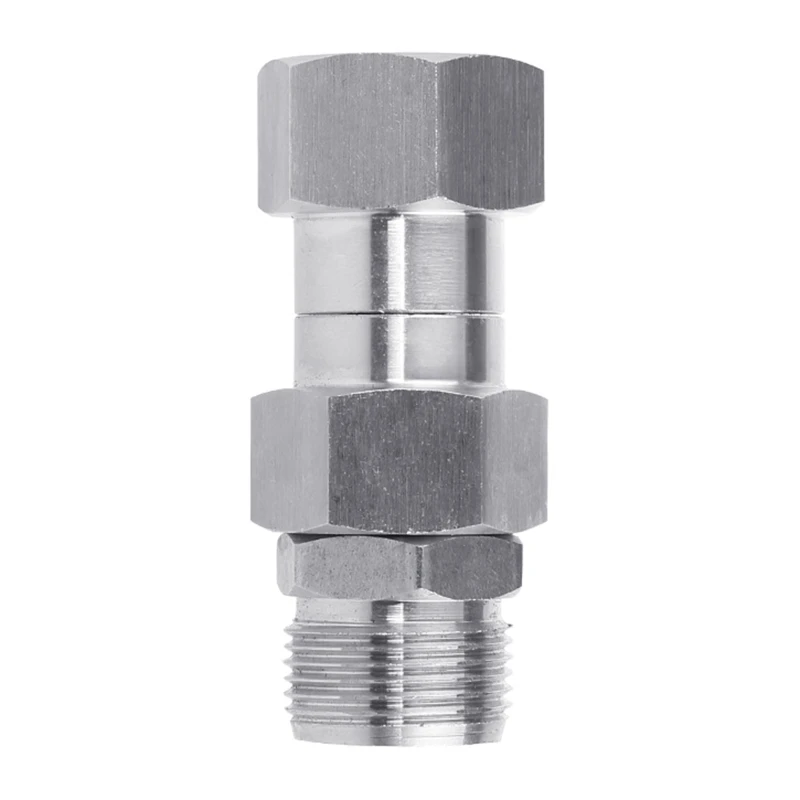 

R7RC 3/8'' NPT Male Thread Fitting/M22 14mm Swivel Joint Durable Rustproof Connector