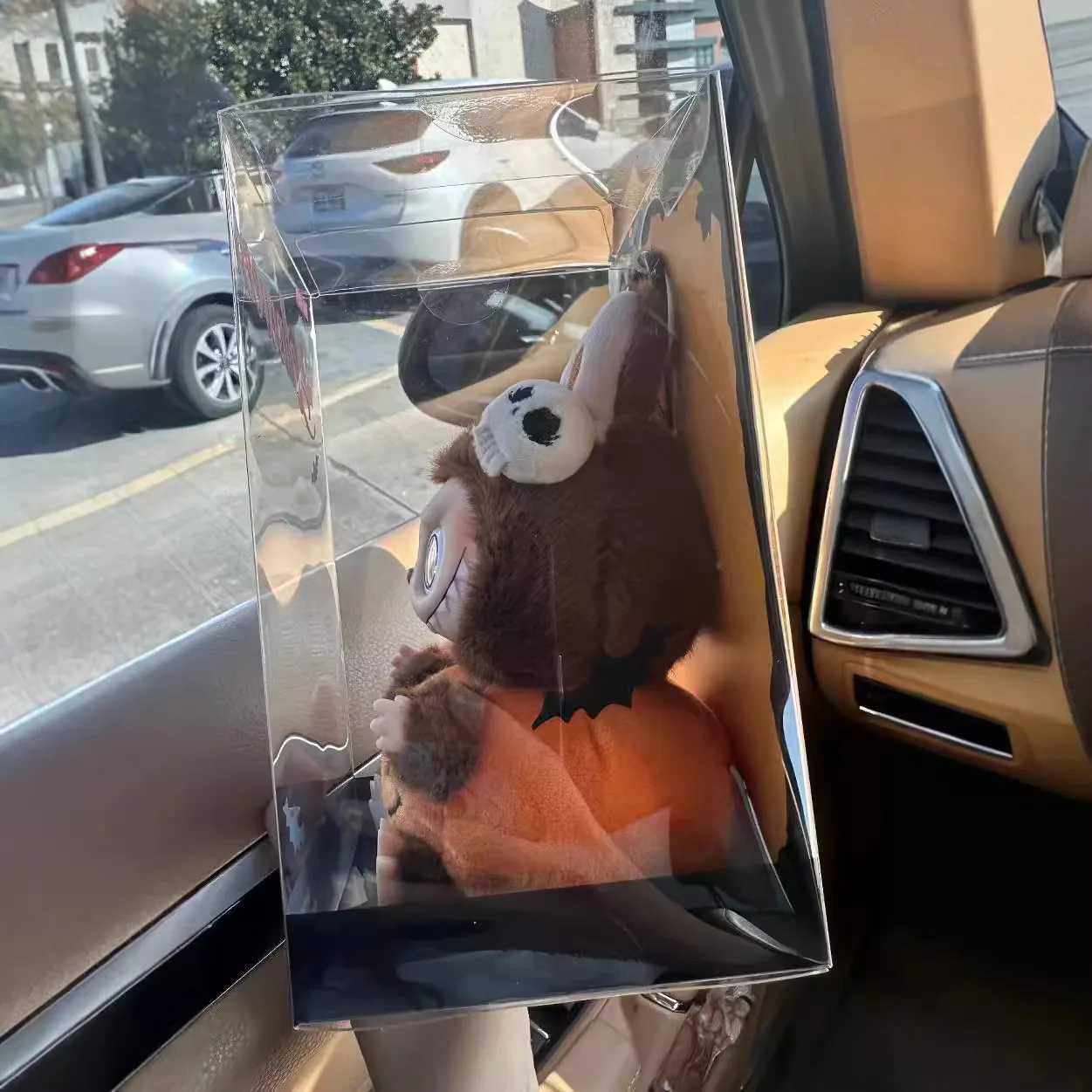 Labubu Хэллоуин виниловая Тыква Монстр карнавал светящаяся Подвеска подарок