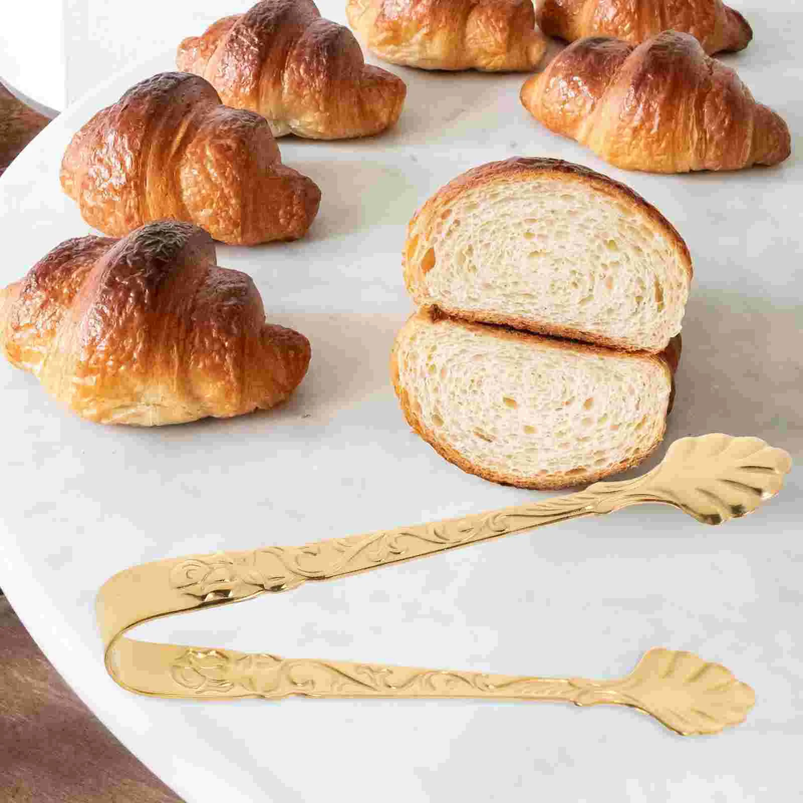 2 шт. металлические зажимы для еды кубики конфет и сахара серебряные