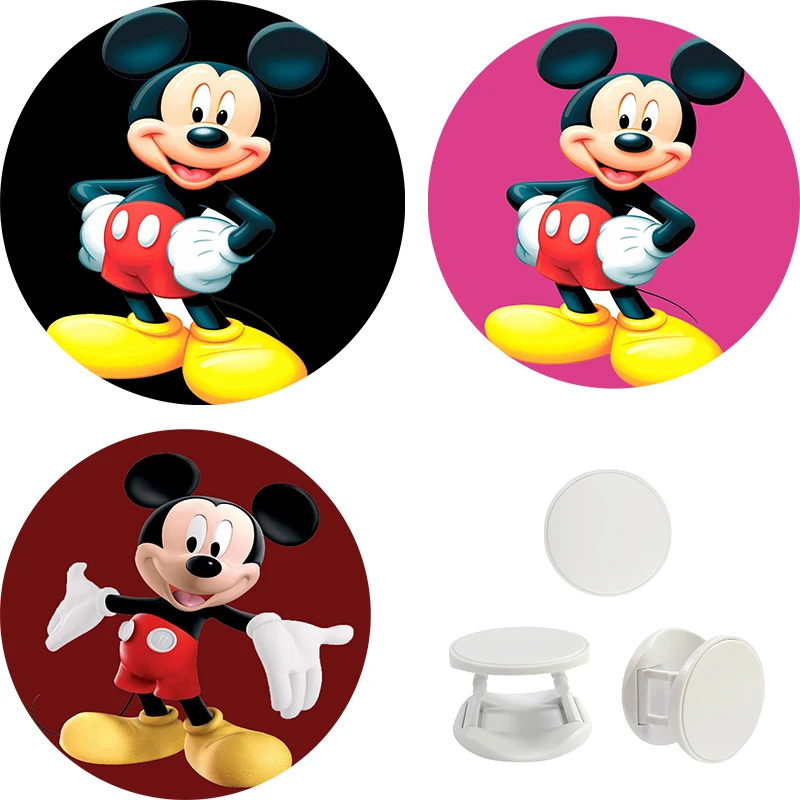 

Disney Mickey Minnie Grab a Mobile Hand Grip Tok Support Tele Phone Holder Laptop Stand Cellphone Bracket Accessories Telephone