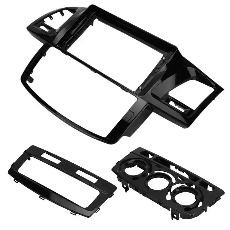 2-DIN Автомобильная стереомагнитола Fascia Black Audio Panel Bezel Замена для Hilux 2009 2010 2011 2012 2013 204