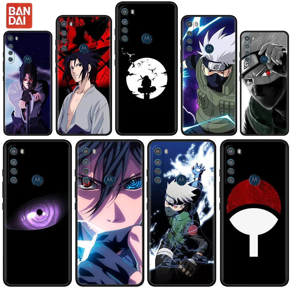 

Anime Naruto Kakashi Case For Motorola G30 G9 G8 Play G60 G20 Edge 20 G50 One Fusion Plus G9Power Black Soft Phone Capas
