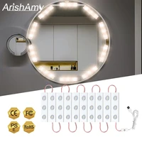 home decor led mirror lights hollywood vanity make up light 10ft ultra bright white led dimmable touch control lamp strips