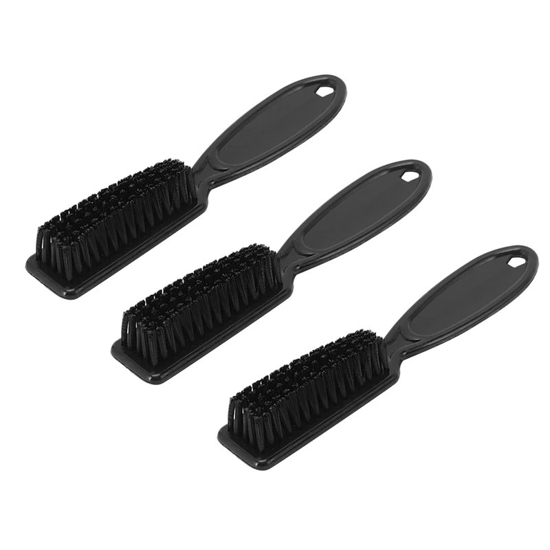 

9Pcs Fade Brush Comb Scissors Cleaning Brush Barber Shop Skin Fade Vintage Oil Head Shape Carving Cleaning Brush
