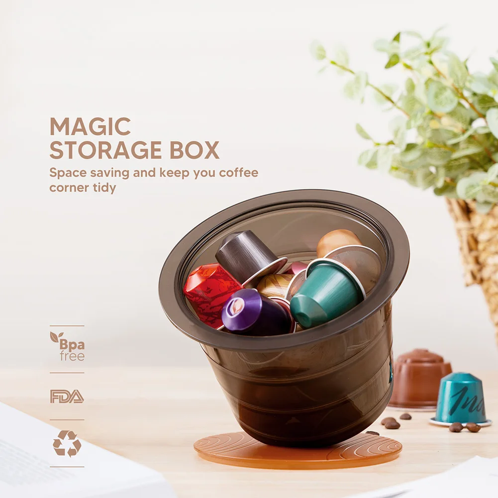 

Coffee Capsule Pod Holder Box Capsule Coffee Storage Rack Capsules Accessories Coffee Capsule Storage Holder Box Organizer