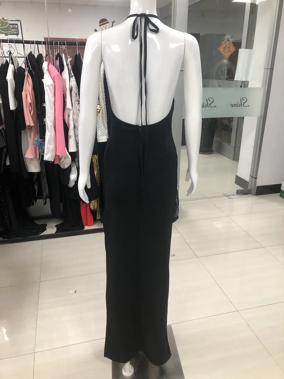 2024 новое летнее женское сексуальное сетчатое платье без рукавов с открытой