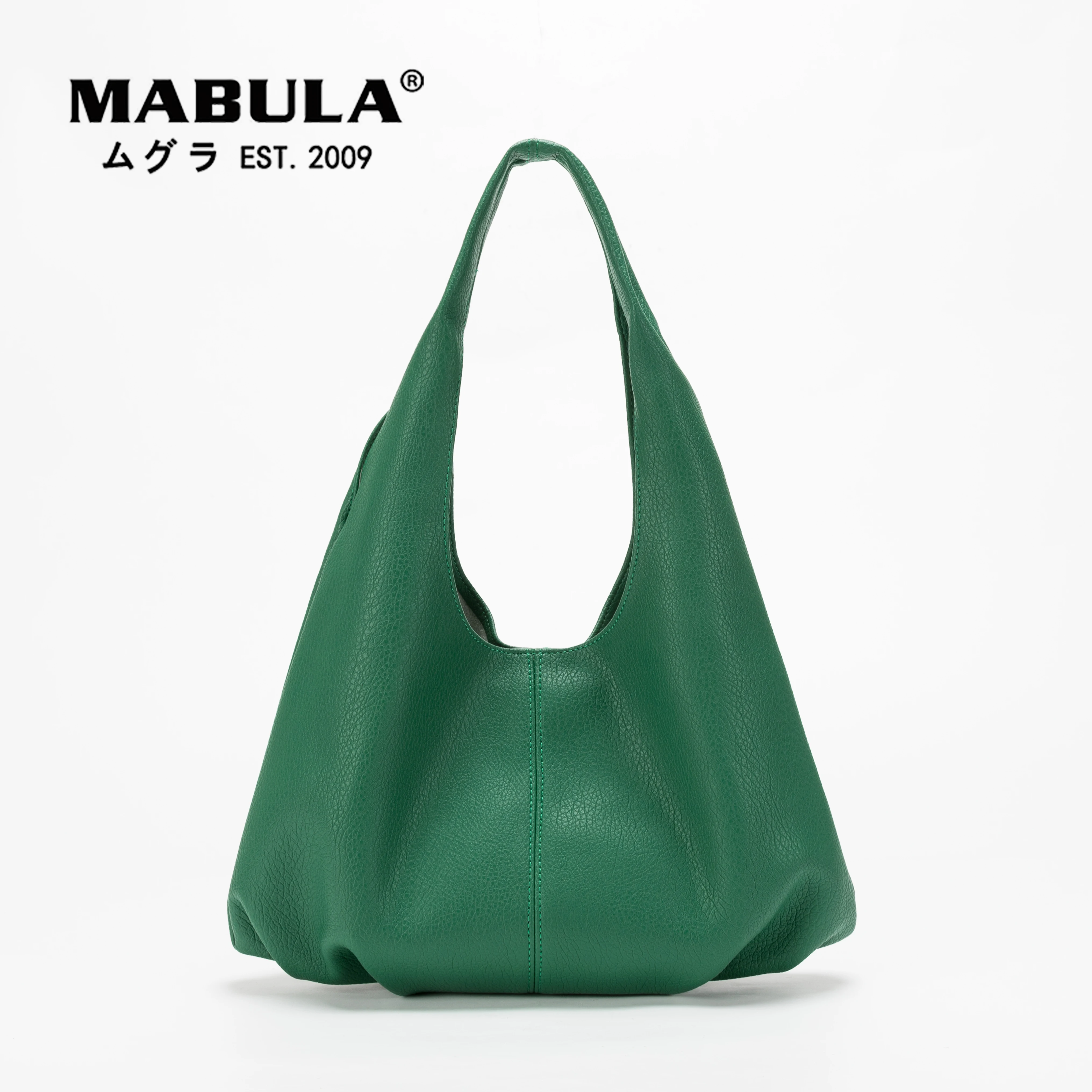 

MABULA Triangle Design Women Hobo Shoulder Bag Set 2 Pcs Small Wallet 2022 Brand PU Leather Tote Handbag and Casual Purse