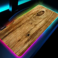 backlit mat wood textured full mouse mats gaming computer desk table tabl mat rubber pads complete rgb large mouse pad notbooks