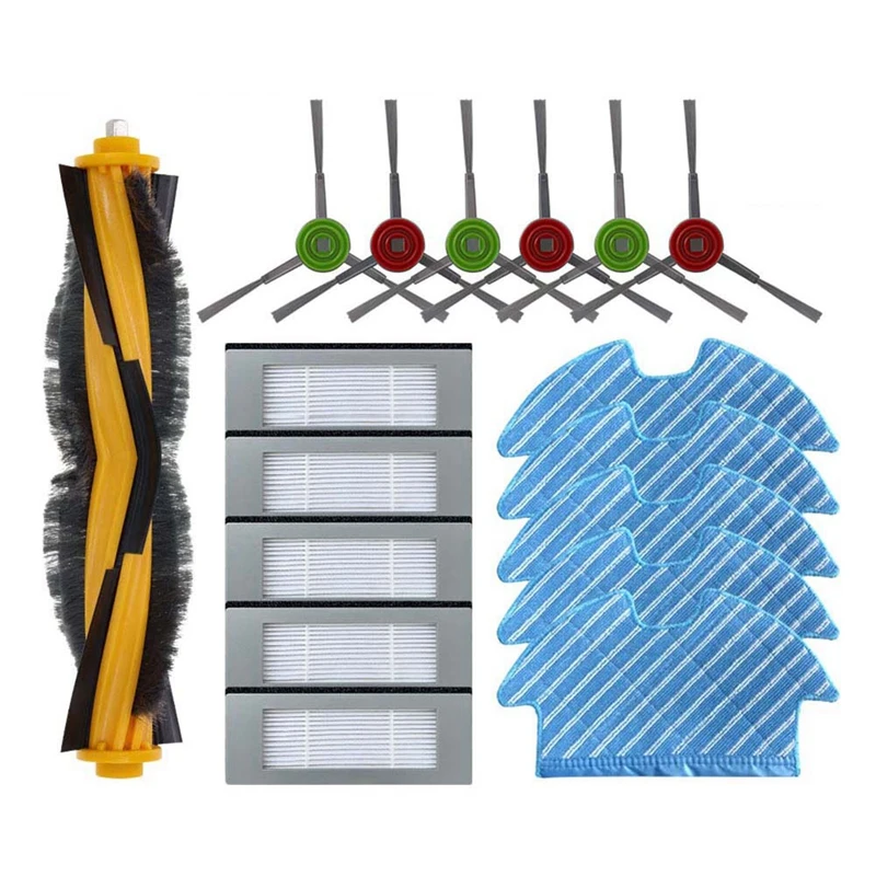 

Hepa Filter Mop Cloths Main Brush For Ecovacs Deebot OZMO 900 DN55 905 Robotic Vacuum Cleaner Accessories Replacement