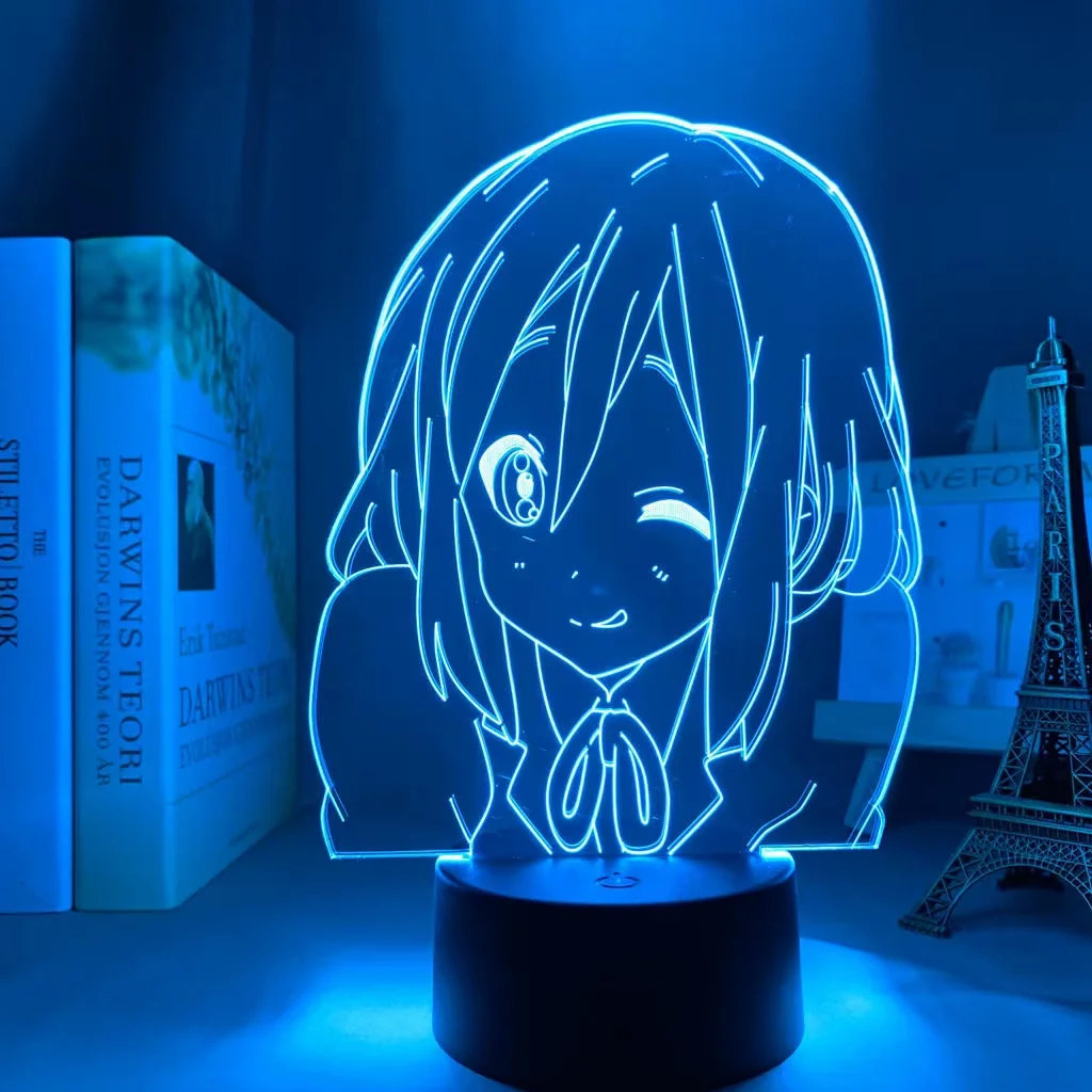 

LED Night Light Japanese Anime Touch Remote 7 Colors Change LED Bedroom Decoration Illusion Table Desk Lamp Creative Gift