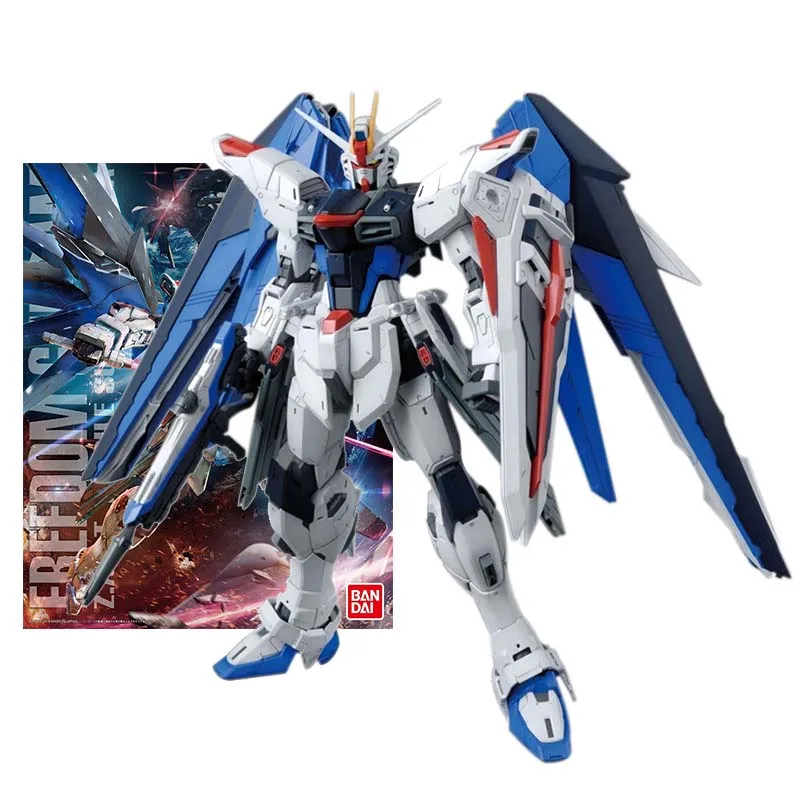 

Фигурки героев аниме Bandai, оригинальные модели Gundam, коллекция MG 1/100 Freedom 2,0, бесплатная доставка