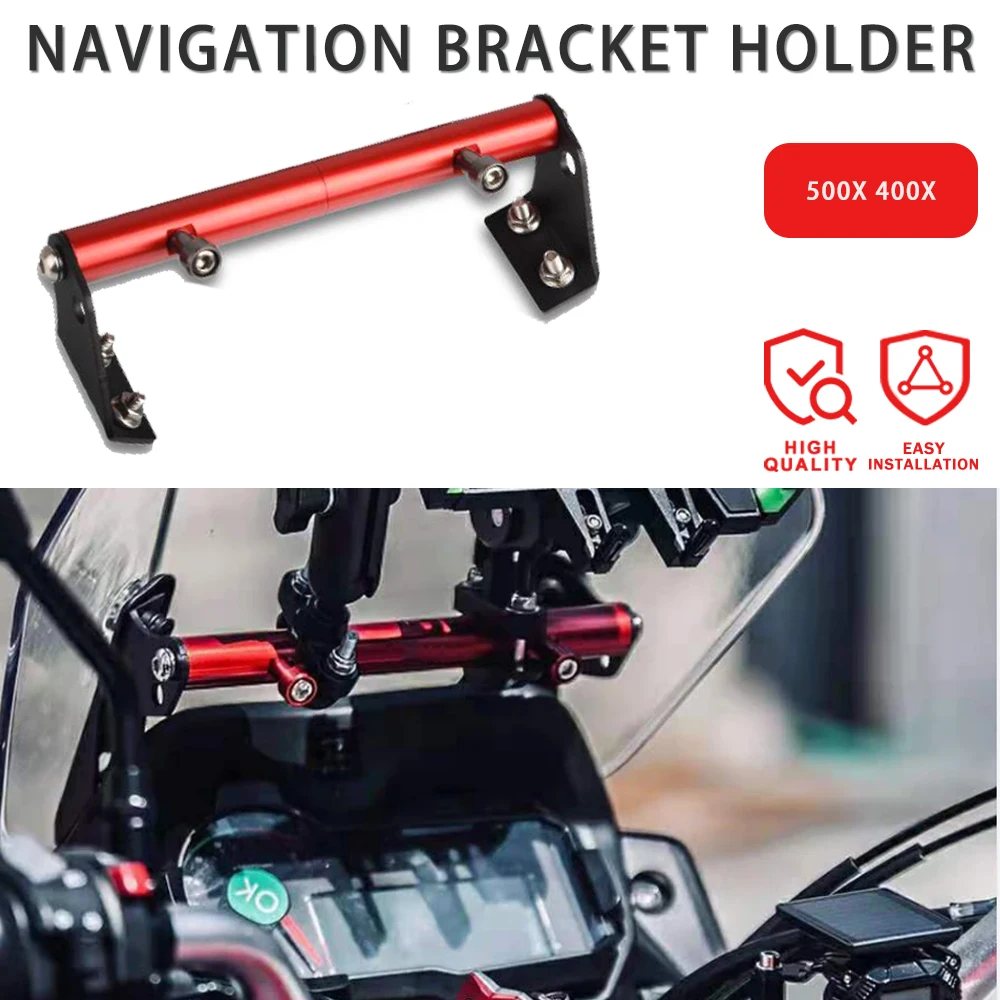 

2023 Motorcycle Stand Holder Phone Mobile Phone GPS Navigation Bracket Holder For Colove KY400X KY500X KY500F Excelle 400X 500X
