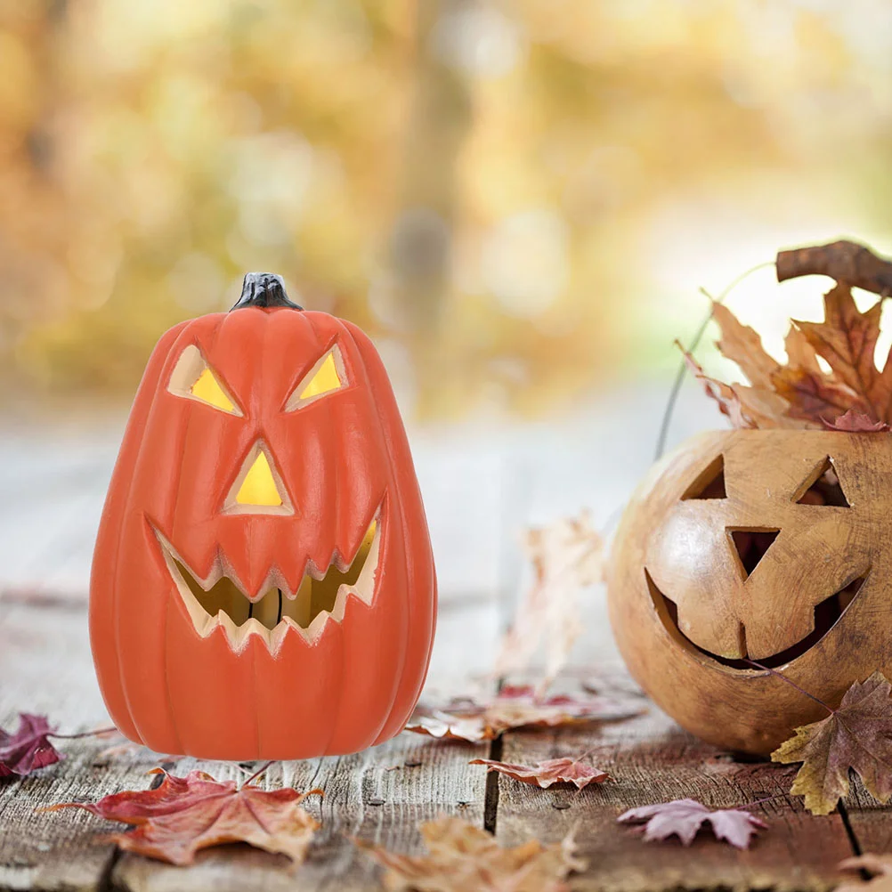 Светодиодные фонарики Джека искусственные светящиеся тыквы огни на День